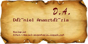 Dániel Anasztázia névjegykártya